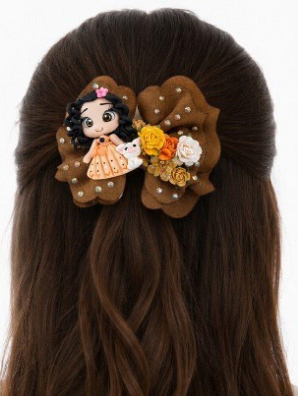 Handmade Island Princess Inspired 4" Hair Bow Boutique 🎀✨